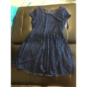 FOREVER21 NAVY DRESS
